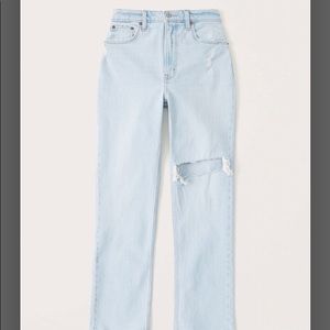 ABERCROMBIE CURVE LOVE STRAIGHT JEANS SIZE 30